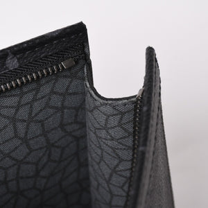 極美品 LOUIS VUITTON ルイヴィトン 草間彌生 ポシェット・ヴォワヤージュMM M81973 シルバー金具 ブラック 中古 4a002617