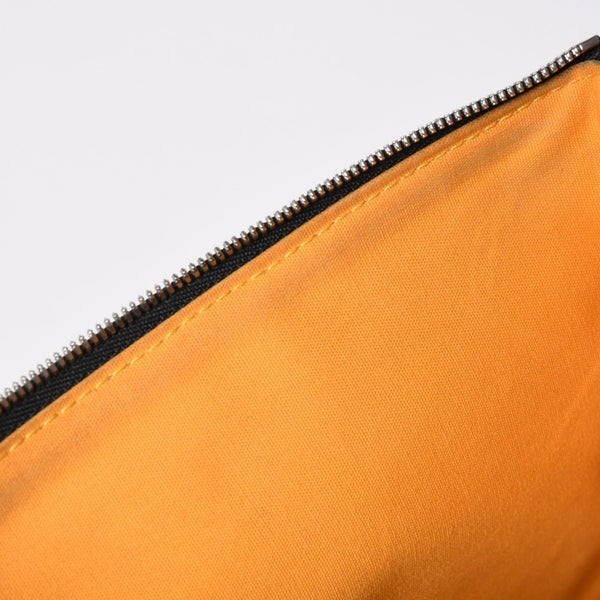 極美品 ゴヤール GOYARD クラッチバッグ ハンドバッグ セナMM 黒 ブラック PVC レザー トップファスナー 中古 4a002762