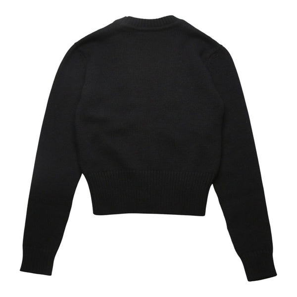 極美品 SAINT LAURENT PARIS サンローランパリ カーディガン スパンコール ブラック 670116 中古 4a002632