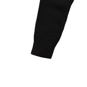 極美品 SAINT LAURENT PARIS サンローランパリ カーディガン スパンコール ブラック 670116 中古 4a002632