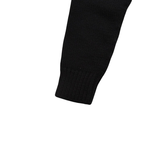 極美品 SAINT LAURENT PARIS サンローランパリ カーディガン スパンコール ブラック 670116 中古 4a002632