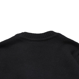 極美品 SAINT LAURENT PARIS サンローランパリ カーディガン スパンコール ブラック 670116 中古 4a002632