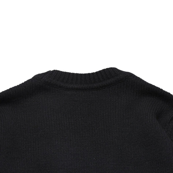 極美品 SAINT LAURENT PARIS サンローランパリ カーディガン スパンコール ブラック 670116 中古 4a002632