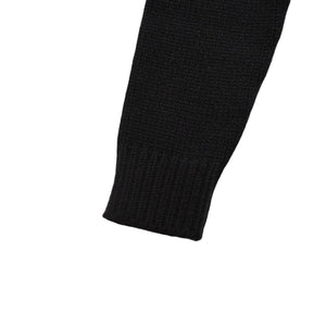 極美品 SAINT LAURENT PARIS サンローランパリ カーディガン スパンコール ブラック 670116 中古 4a002632