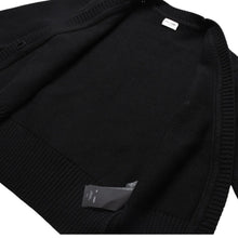 画像をギャラリービューアに読み込む, 極美品 SAINT LAURENT PARIS サンローランパリ カーディガン スパンコール ブラック 670116 中古 4a002632