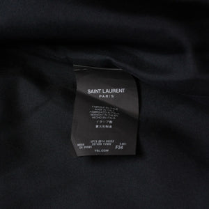 極美品 SAINT LAURENT サンローラン バッファローチェック柄ダブルブレストジャケット タータンチェック 357409 Y290E レッド ブラック アウター Pコート ショート丈 中古 4a002641
