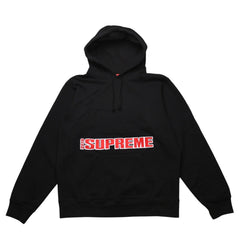 極美品 Supreme シュプリーム Blockbuster Hooded Sweatshirt ブラック レッド パーカー サイズL RN 101837 中古 4a003063