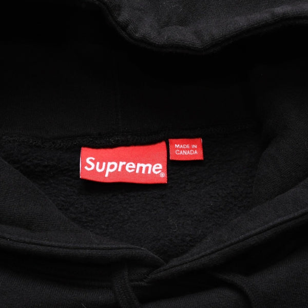 極美品 Supreme シュプリーム Blockbuster Hooded Sweatshirt ブラック レッド パーカー サイズL RN 101837 中古 4a003063