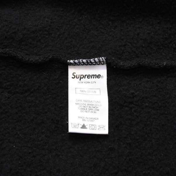 極美品 Supreme シュプリーム Blockbuster Hooded Sweatshirt ブラック レッド パーカー サイズL RN 101837 中古 4a003063
