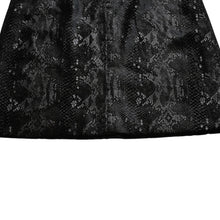 画像をギャラリービューアに読み込む, 極美品 SAINT LAURENT サンローラン ベルベットスネークエフェクト Aライン ミディスカート 630863 Y744N ベルベット パイソン柄 Aライン ミディ丈 スカート 中古 4a002646
