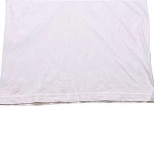 CHROME HEARTS クロムハーツ NECK LOGO S/S TEE ポケット付き 半袖Tシャツ ホワイト スクロールラベルロゴ CHロゴ ホワイト Sサイズ 美品 中古 4a003224