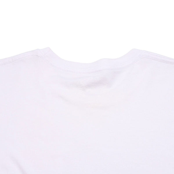 CHROME HEARTS クロムハーツ NECK LOGO S/S TEE ポケット付き 半袖Tシャツ ホワイト スクロールラベルロゴ CHロゴ ホワイト Sサイズ 美品 中古 4a003224