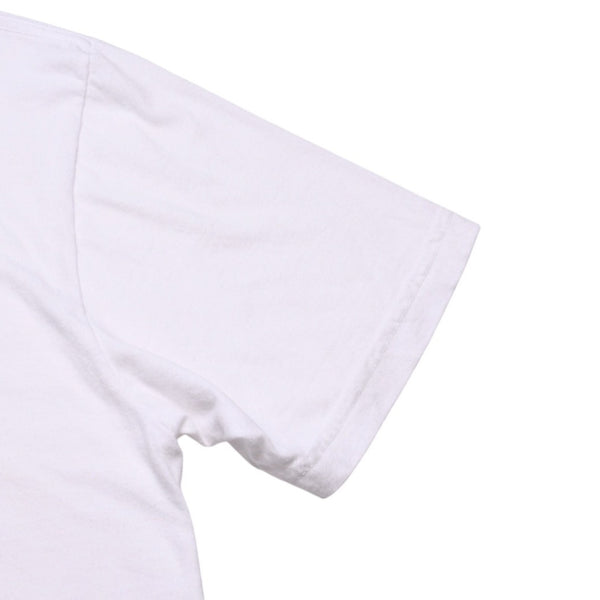 CHROME HEARTS クロムハーツ NECK LOGO S/S TEE ポケット付き 半袖Tシャツ ホワイト スクロールラベルロゴ CHロゴ ホワイト Sサイズ 美品 中古 4a003224