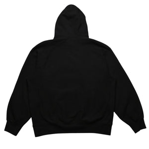 極美品 Supreme シュプリーム ブラック ホワイト RN101837 フーディ 2024 パーカー サイズL 中古 4a003064