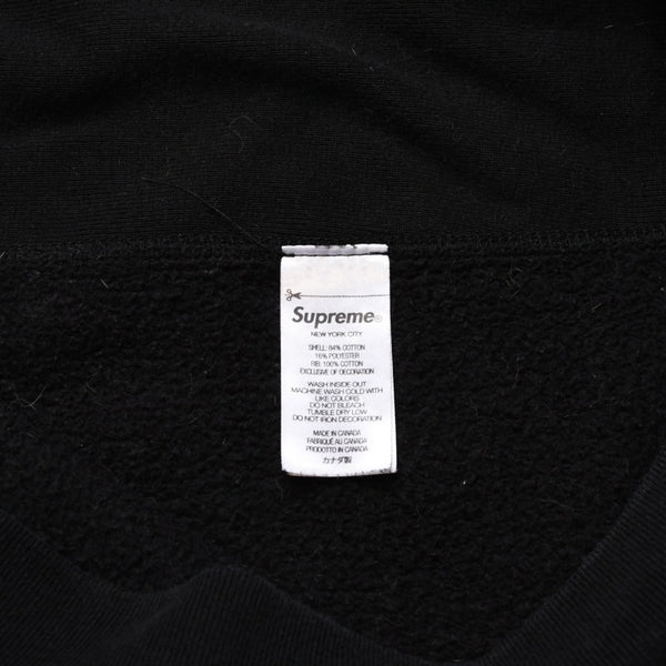 極美品 Supreme シュプリーム ブラック ホワイト RN101837 フーディ 2024 パーカー サイズL 中古 4a003064