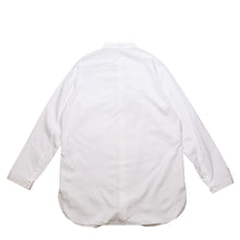 画像をギャラリービューアに読み込む, 極美品 Yohji Yamamoto POUR HOMME ヨウジヤマモトプールオム 白シャツ ワイシャツ Aライン ラグランスリーブ スタンドカラー ホワイト HS-B43-054 中古 4a002160