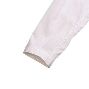 極美品 Yohji Yamamoto POUR HOMME ヨウジヤマモトプールオム 白シャツ ワイシャツ Aライン ラグランスリーブ スタンドカラー ホワイト HS-B43-054 中古 4a002160