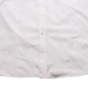 極美品 Yohji Yamamoto POUR HOMME ヨウジヤマモトプールオム 白シャツ ワイシャツ Aライン ラグランスリーブ スタンドカラー ホワイト HS-B43-054 中古 4a002160
