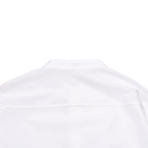 極美品 Yohji Yamamoto POUR HOMME ヨウジヤマモトプールオム 白シャツ ワイシャツ Aライン ラグランスリーブ スタンドカラー ホワイト HS-B43-054 中古 4a002160