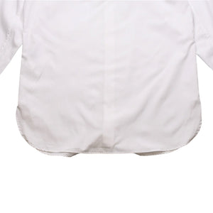 極美品 Yohji Yamamoto POUR HOMME ヨウジヤマモトプールオム 白シャツ ワイシャツ Aライン ラグランスリーブ スタンドカラー ホワイト HS-B43-054 中古 4a002160