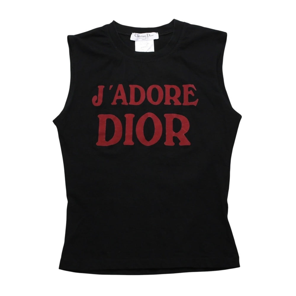 極美品 Christian Dior クリスチャンディオール J'ADORE DIOR ジャドール タンクトップ 2A12155300 サイズ38 ガリアーノ期 中古 4a003167