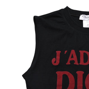 Very Good Condition Christian Dior J'ADORE DIOR Tank Top 2A12155300 Size 38 Galliano Period Used 4a003167