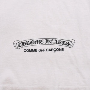 COMME des GARCONS コムデギャルソン × CHROME HEARTS クロムハーツ 半袖Tシャツ OT-T025 サイズ S クリスマス限定 美品 中古 4a003161