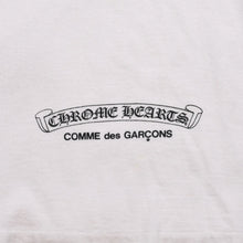 画像をギャラリービューアに読み込む, COMME des GARCONS コムデギャルソン × CHROME HEARTS クロムハーツ 半袖Tシャツ OT-T025 サイズ S クリスマス限定 美品 中古 4a003161