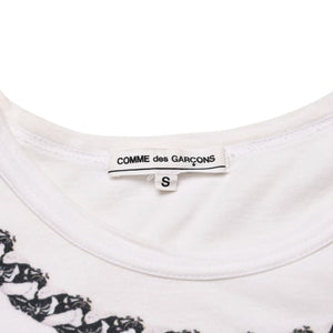 COMME des GARCONS コムデギャルソン × CHROME HEARTS クロムハーツ 半袖Tシャツ OT-T025 サイズ S クリスマス限定 美品 中古 4a003161