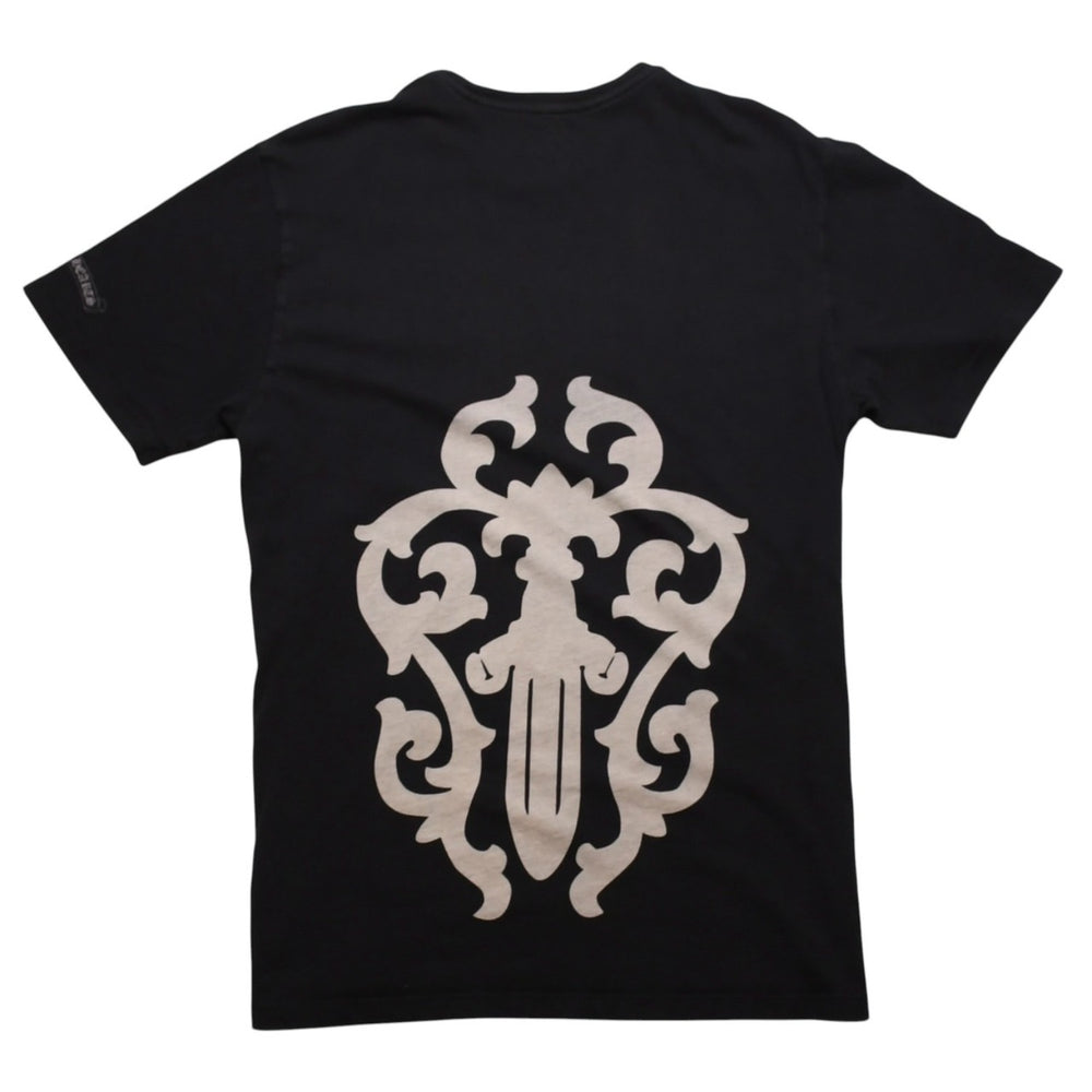 CHROME HEARTS クロムハーツ VINE DAGGER ヴァインダガー 半袖Tシャツ サイズS オールドイングリッシュロゴ ブラック 美品 中古 4a003163