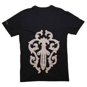 CHROME HEARTS クロムハーツ VINE DAGGER ヴァインダガー 半袖Tシャツ サイズS オールドイングリッシュロゴ ブラック 美品 中古 4a003163