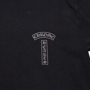 CHROME HEARTS クロムハーツ VINE DAGGER ヴァインダガー 半袖Tシャツ サイズS オールドイングリッシュロゴ ブラック 美品 中古 4a003163
