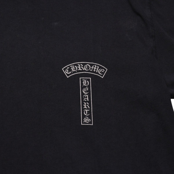 CHROME HEARTS クロムハーツ VINE DAGGER ヴァインダガー 半袖Tシャツ サイズS オールドイングリッシュロゴ ブラック 美品 中古 4a003163