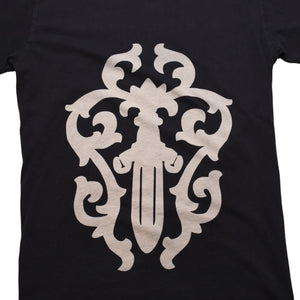 CHROME HEARTS クロムハーツ VINE DAGGER ヴァインダガー 半袖Tシャツ サイズS オールドイングリッシュロゴ ブラック 美品 中古 4a003163