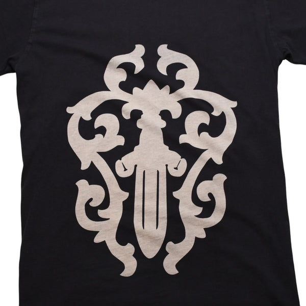 CHROME HEARTS クロムハーツ VINE DAGGER ヴァインダガー 半袖Tシャツ サイズS オールドイングリッシュロゴ ブラック 美品 中古 4a003163