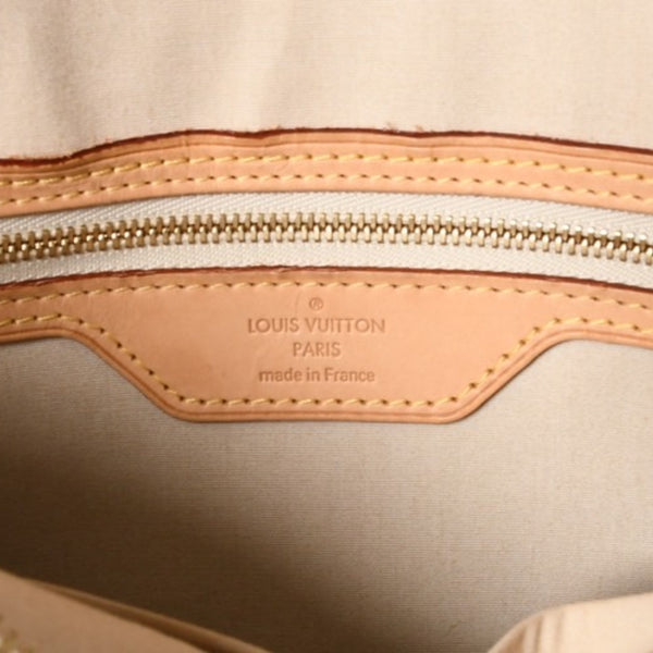 LOUIS VUITTON ルイヴィトン ブレアMM ハンドバッグ 2WAY M90180 モノグラム ヴェルニ イエロー ブラウン 美品 中古 4a002716
