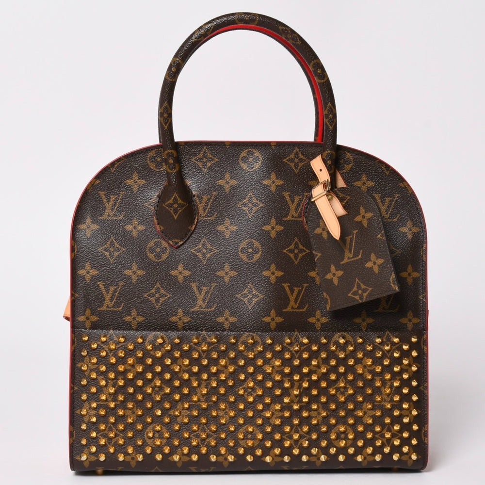 Very good condition LOUIS VUITTON×Christian Louboutin Louis Vuitton×Christian Louboutin Iconoclast handbag M41234 Haraco gold hardware Used 4a002536