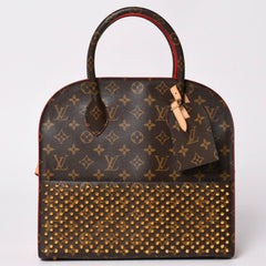 Very good condition LOUIS VUITTON×Christian Louboutin Louis Vuitton×Christian Louboutin Iconoclast handbag M41234 Haraco gold hardware Used 4a002536