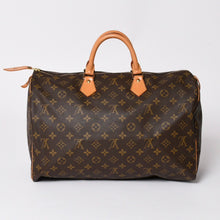 Load image into Gallery viewer, 極美品 LOUIS VUITTON ルイヴィトン モノグラム スピーディ40 M41106 ブラウン ゴールド金具 中古 4b009319