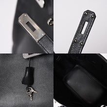 画像をギャラリービューアに読み込む, 極美品 HERMES エルメス BIRKIN バーキン35 ブラック ゴールド金具 ヴォーエプソン ハンドバッグ □M刻印 中古 4a002717