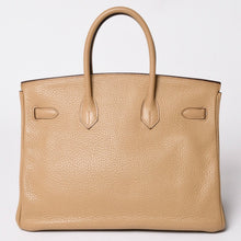 画像をギャラリービューアに読み込む, 極美品 HERMES エルメス BIRKIN バーキン35 ベージュ ゴールド金具 トリヨンクレマンス ハンドバッグ ◻︎L刻印 中古 4a002719