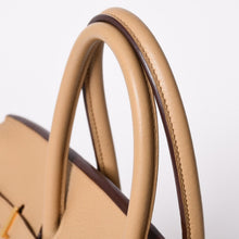 画像をギャラリービューアに読み込む, 極美品 HERMES エルメス BIRKIN バーキン35 ベージュ ゴールド金具 トリヨンクレマンス ハンドバッグ ◻︎L刻印 中古 4a002719