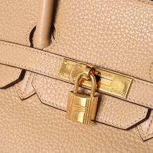 画像をギャラリービューアに読み込む, 極美品 HERMES エルメス BIRKIN バーキン35 ベージュ ゴールド金具 トリヨンクレマンス ハンドバッグ ◻︎L刻印 中古 4a002719