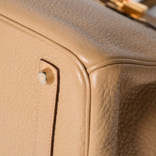 画像をギャラリービューアに読み込む, 極美品 HERMES エルメス BIRKIN バーキン35 ベージュ ゴールド金具 トリヨンクレマンス ハンドバッグ ◻︎L刻印 中古 4a002719