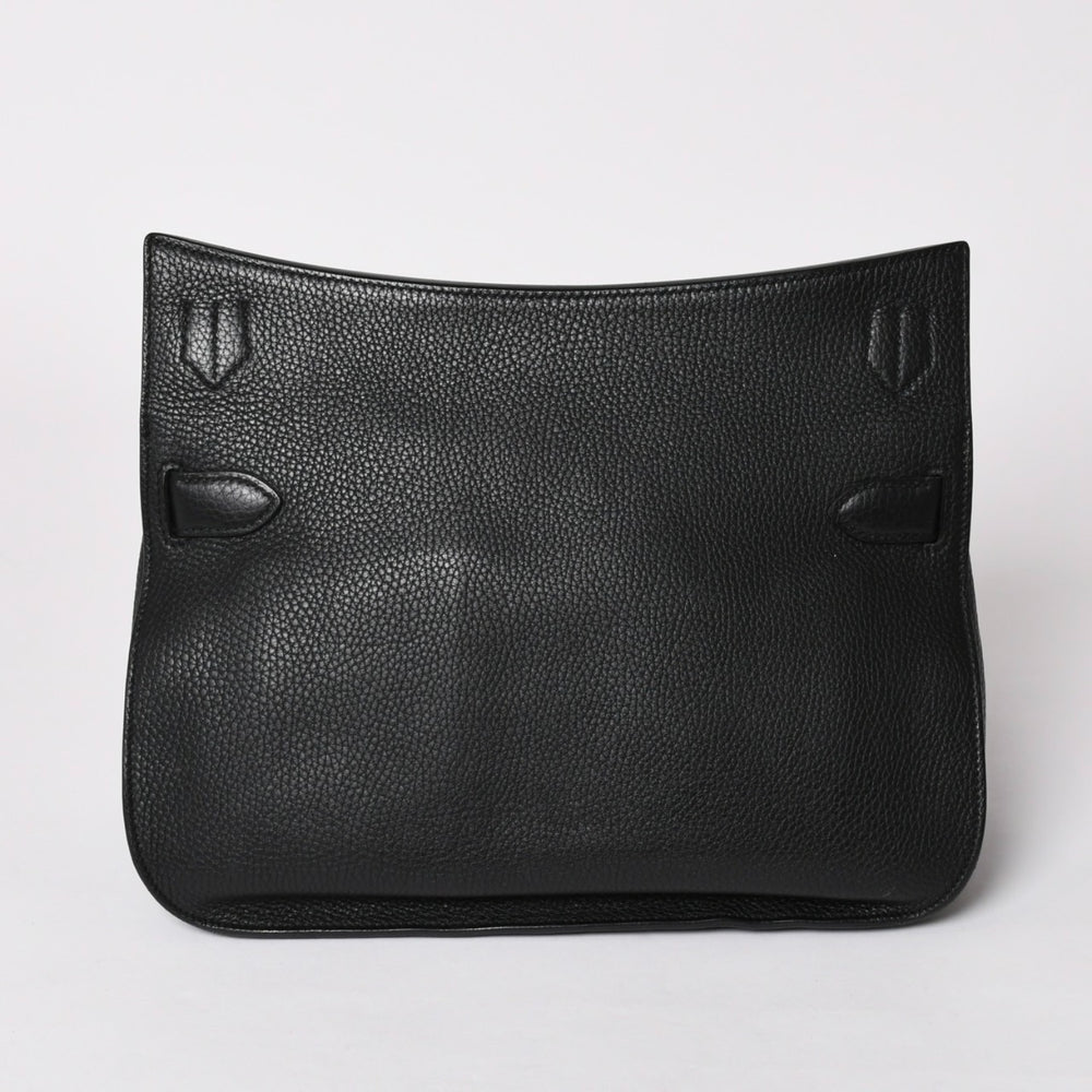 極美品 HERMES エルメス ショルダーバッグ ジプシエール28 X シルバー金具 ブラック トリヨンクレマンス 中古 4a003049