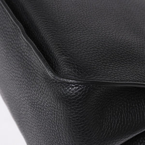 Very Good Condition HERMES Shoulder Bag Gypsière 28 X Silver Hardware Black Taurillon Clemence Used 4a003049