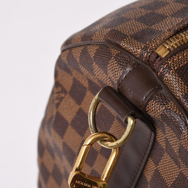 極美品 LOUISVUITTON ルイヴィトン ボストンバッグ N41414 キーポルバンドリエール55 ダミエエベヌ ゴールド金具 中古 4a002820