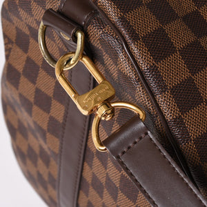 極美品 LOUISVUITTON ルイヴィトン ボストンバッグ N41414 キーポルバンドリエール55 ダミエエベヌ ゴールド金具 中古 4a002820