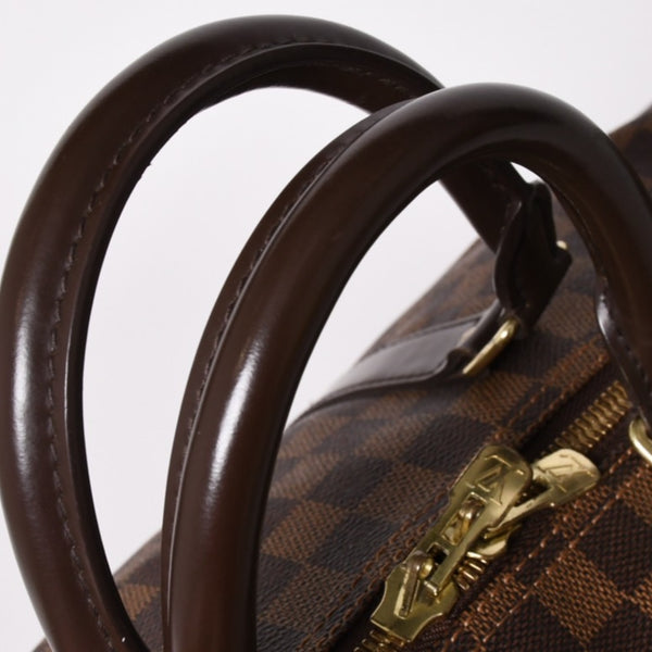 極美品 LOUISVUITTON ルイヴィトン ボストンバッグ N41414 キーポルバンドリエール55 ダミエエベヌ ゴールド金具 中古 4a002820