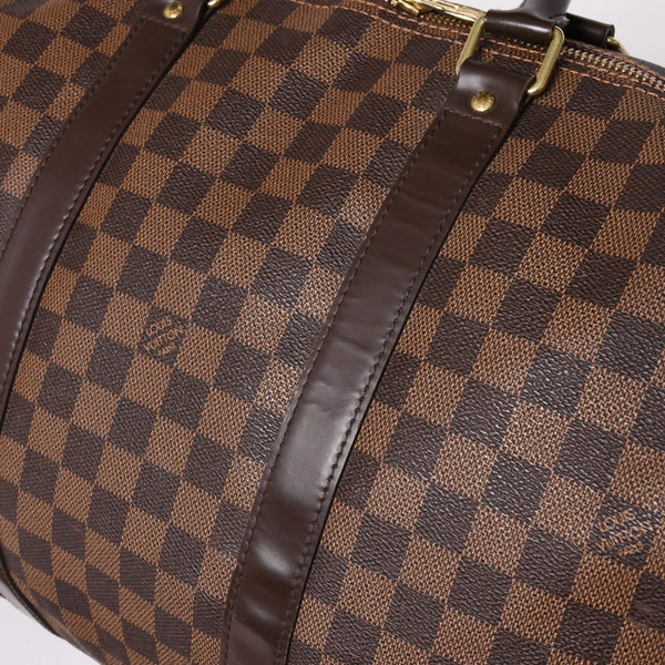 極美品 LOUISVUITTON ルイヴィトン ボストンバッグ N41414 キーポルバンドリエール55 ダミエエベヌ ゴールド金具 中古 4a002820